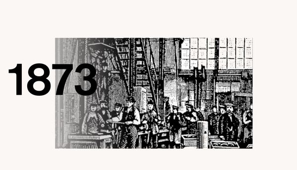 Año 1873 y fábrica de metalurgia