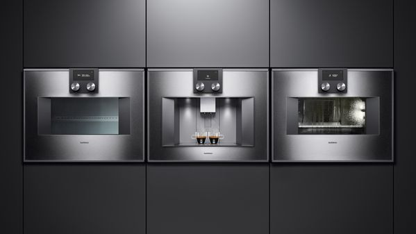 400 series coffee machine combi microwave and combi steam oven in stainless steel backed full glass door
