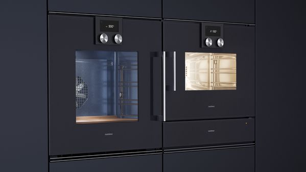 De 200 serie ovens en een vacumeerlade in bijpassend keukenmeubilair