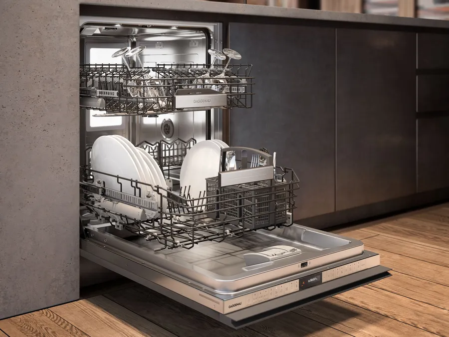 Gaggenau 400 series dishwasher open