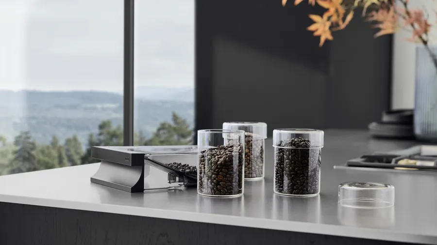Gaggenau coffee machine bean drawer