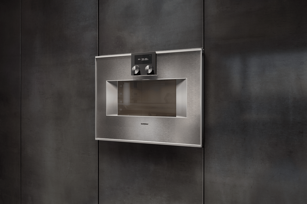 400 series Combi-microwave oven 60 x 45 cm Door hinge: Right, Stainless steel behind glass BM454110 BM454110-4