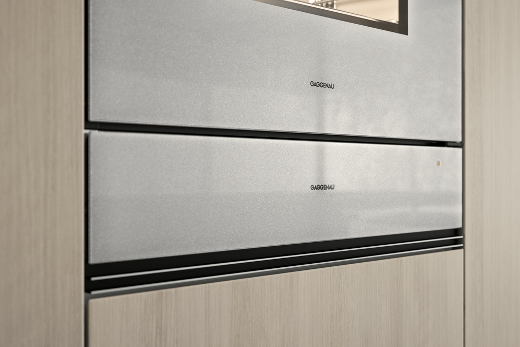 200 series Built-in warming drawer 60 x 14 cm Gaggenau Metallic WSP221110 WSP221110-12