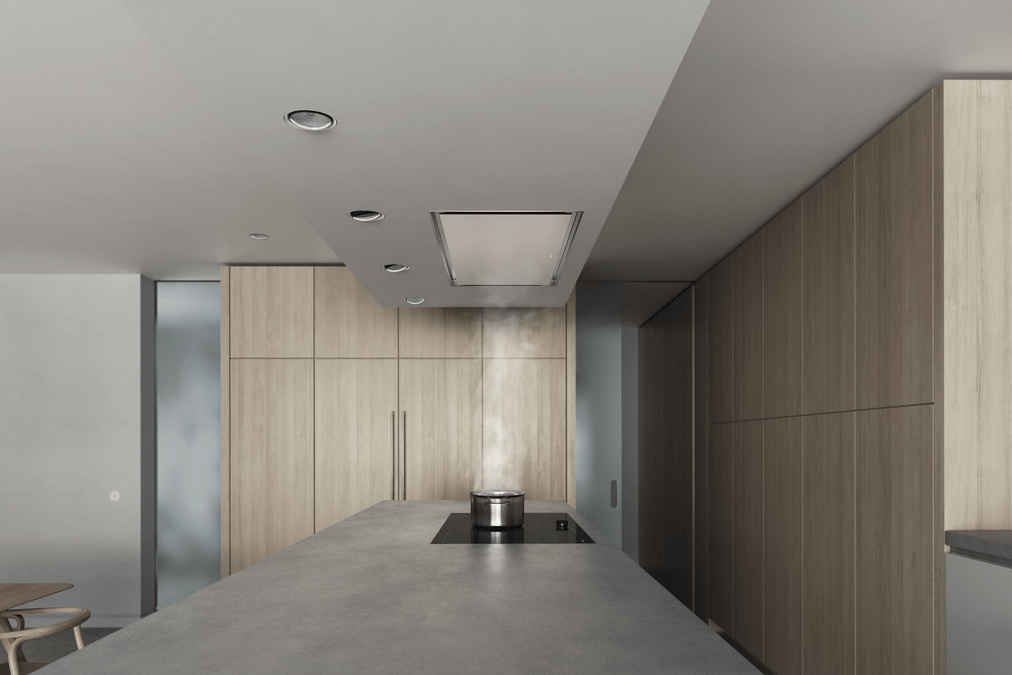 Serie 200 Aspirazione a soffitto 120 cm Gaggenau Light Bronze AC250121 AC250121-3