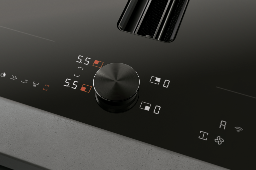 200 series Flex induction cooktop with integrated ventilation system 80 cm CV282101 CV282101-3