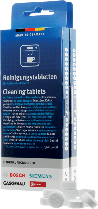 Pack de 2 boites de pastilles nettoyantes pour machines à café (CTL636 / TCA53 / TCA52 & CT636 / TK52 / TK53) Made in Germany 00311979 00311979-1