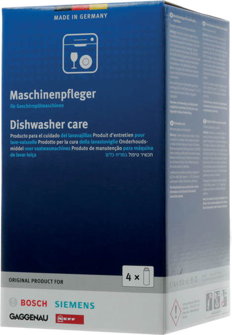 siemens dishwasher care