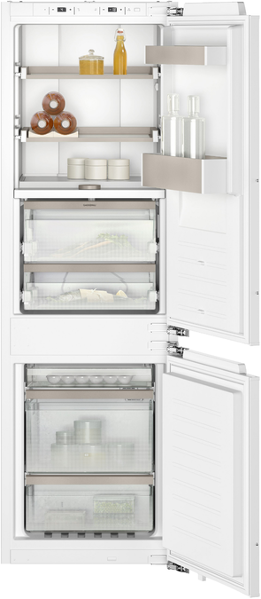 200 series Vario fridge-freezer combination 177.2 x 55.8 cm soft close flat hinge RB289500 RB289500-1