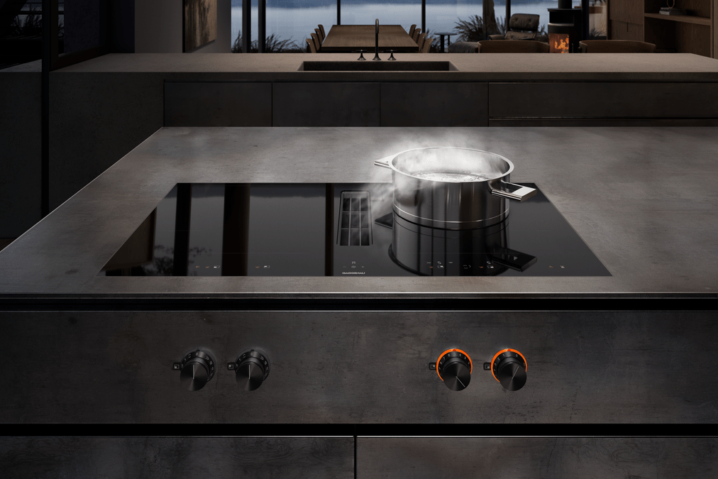 CV482105 Flex induction cooktop with integrated ventilation system 