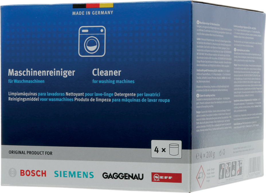 PACK ECO 3 + 1 GRATUIT - Nettoyant pour lave-linge Made in Germany 00311928 00311928-3