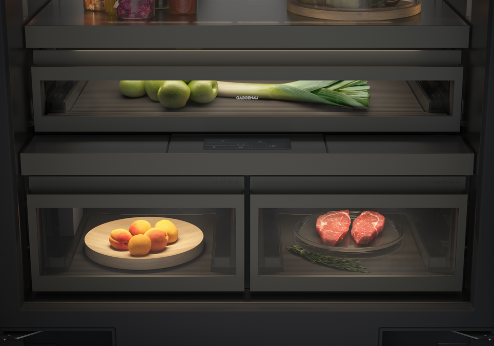 Vario cooling Expressive series Fridge-freezer combination 212.3 x 89.4 cm soft close flat hinge RVY497190 RVY497190-5