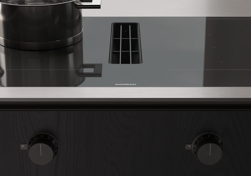 400 series Flex induction cooktop with integrated ventilation system 90 cm CV492105 CV492105-2