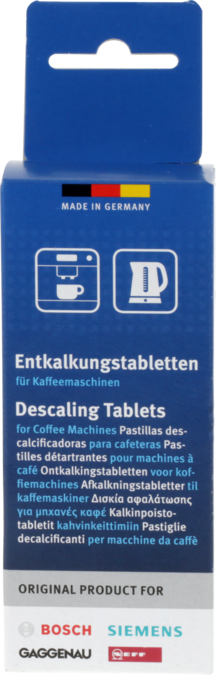 Entkalkungstabletten für Kaffeemaschinen, Wasserkocher & SmartGrow 00311864 00311864-4