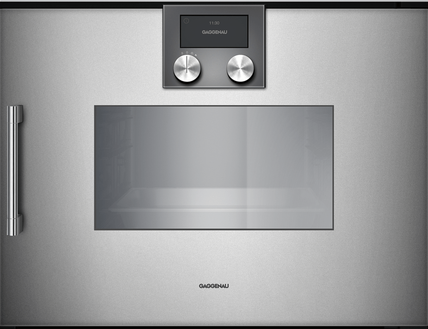 200 series Buharlı pişirici 60 x 45 cm Kapı menteşesi: sağa, Gaggenau Metallic BSP220110 BSP220110-1