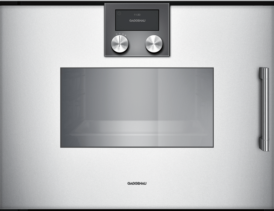 200 series Buharlı pişirici 60 x 45 cm Kapı menteşesi: solda, gümüş BSP221130 BSP221130-1