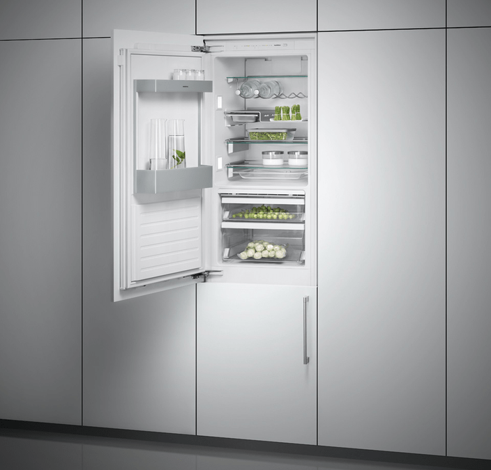 200 series Combinación frigorífico-congelador Vario 177.2 x 55.6 cm Cierre SoftClose con pierta fija RB289203 RB289203-2