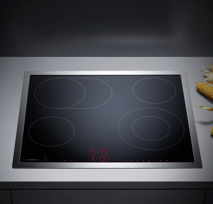 Glass ceramic cooktop Stainless steel frame Width 60 cm CE261112 CE261112-4