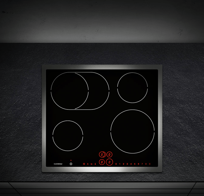 Induction cooktop Stainless steel frame Width 60 cm CI263112 CI263112-4