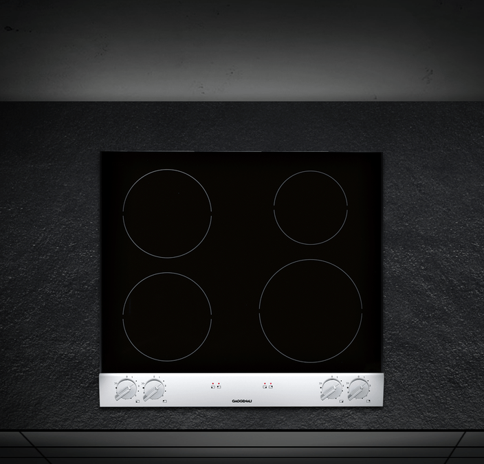 Vario induction cooktop 200 series Aluminium control panel Width 60 cm VI260134 VI260134-3