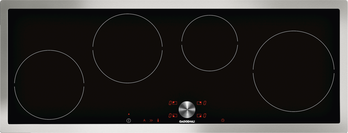 Induction cooktop Stainless steel frame Width 90 cm CI490112 CI490112-5