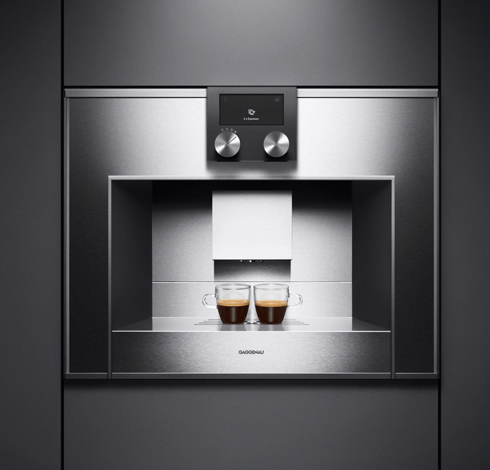 400 series Built-In Fully Automatic Coffee Machine 60 x 45 cm Stainless steel CM450110 CM450110-3