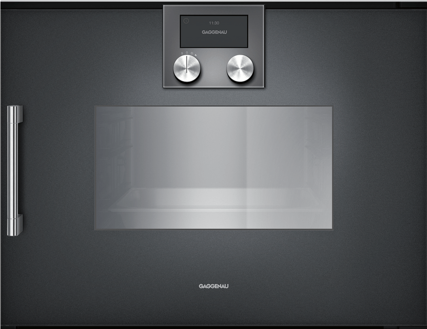 200 series Buharlı pişirici 60 x 45 cm Kapı menteşesi: sağa, Antrasit BSP220100 BSP220100-2