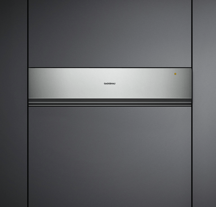 200 series Built-in warming drawer 60 x 14 cm Gaggenau Metallic WSP221110 WSP221110-3