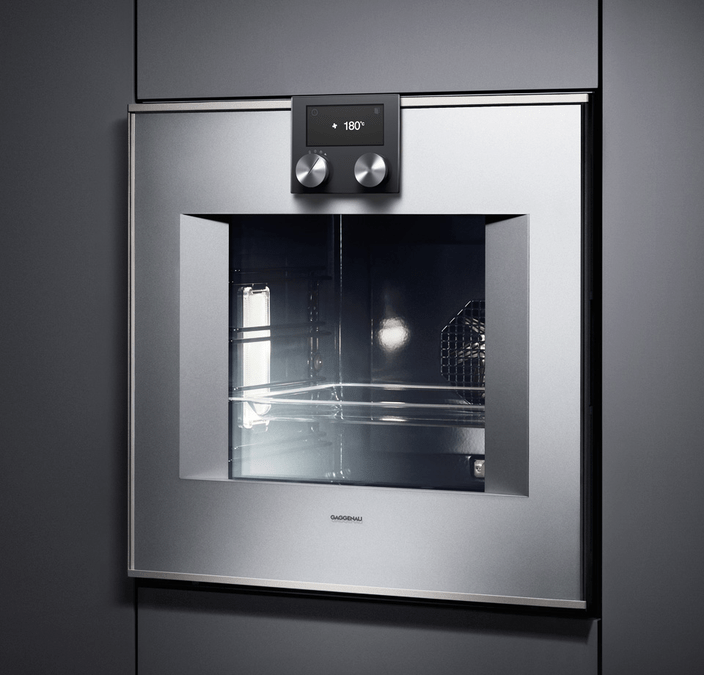 400 series Built-in oven 60 x 60 cm Door Hinge: left, Stainless steel-backed full glass door BO471111 BO471111-2