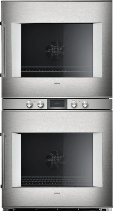 Double oven 400 series Stainless steel-backed full glass door Width 76 cm Right-hinged BX480110 BX480110-3