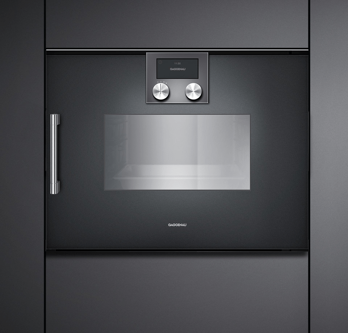 200 series Buharlı pişirici 60 x 45 cm Kapı menteşesi: sağa, Antrasit BSP220100 BSP220100-3
