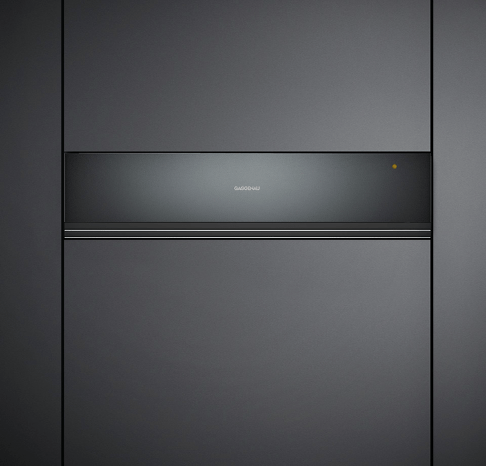 200 series Built-in warming drawer 60 x 14 cm Gaggenau Anthracite WSP221100 WSP221100-3