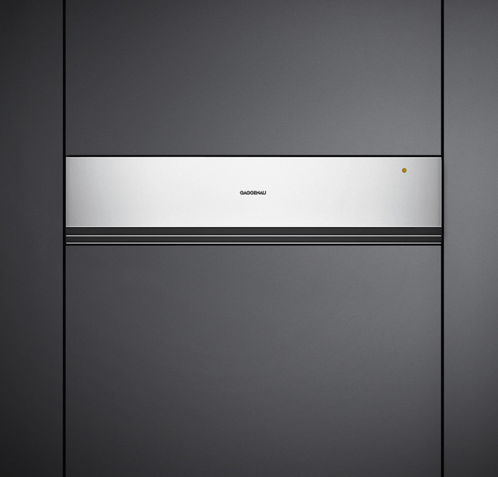 200 series Built-in warming drawer 60 x 14 cm Gaggenau Silver WSP221130 WSP221130-3