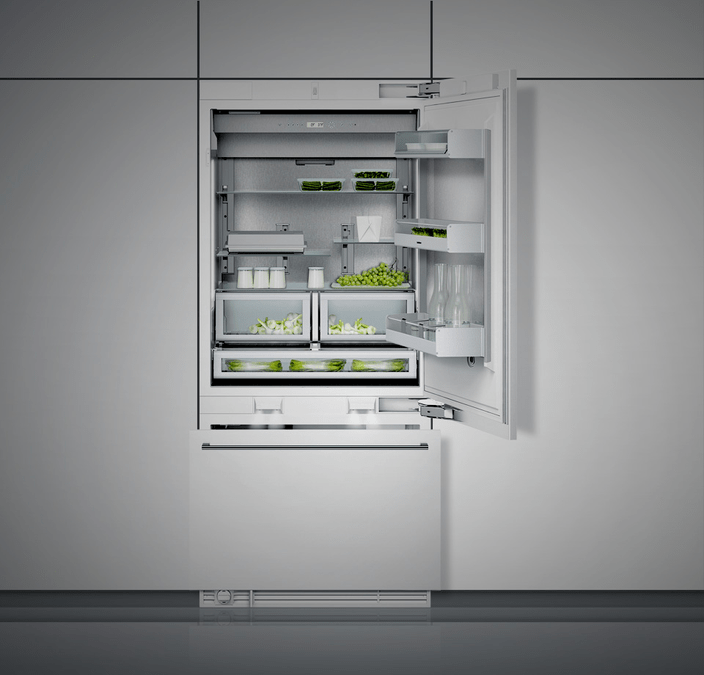 400 series Vario built-in fridge-freezer with freezer at bottom RB492701 RB492701-2