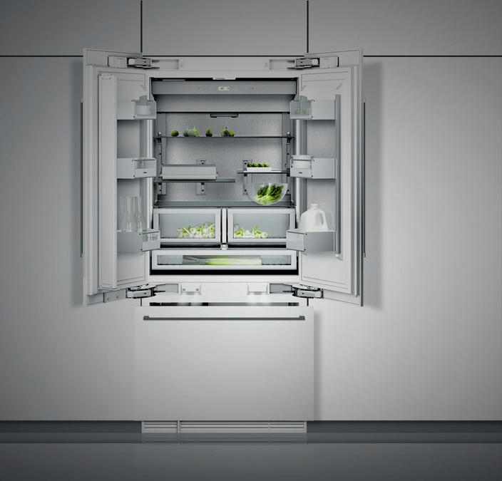 400 series Vario Built-in Fridge-Freezer with Freezer at Bottom 212.5 x 90.8 cm flat hinge RY492301 RY492301-2