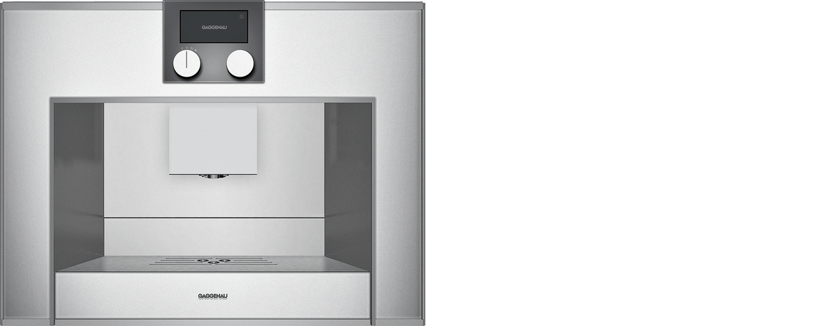 gaggenau integrated coffee machine