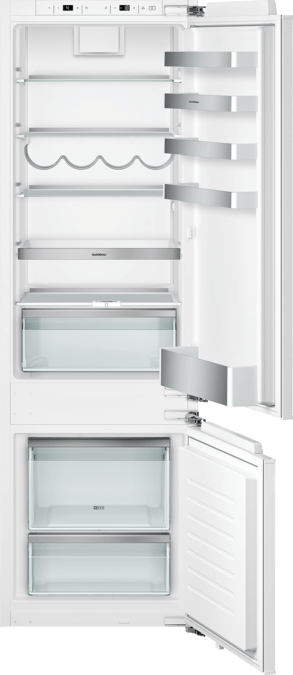 200 series built-in fridge-freezer with freezer at bottom 177.2 x 55.8 cm soft close flat hinge RB282303 RB282303-4