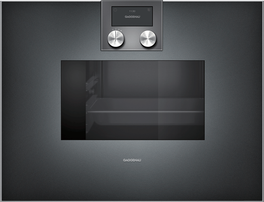 400 series Combi-steam oven 60 x 45 cm Door hinge: Left, Gaggenau Anthracite BS471101 BS471101-2