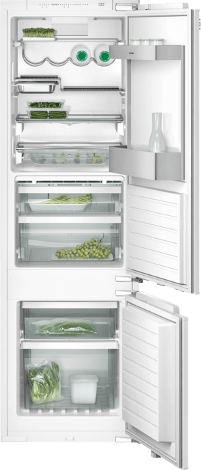 200 series Vario fridge-freezer combination 177.2 x 55.6 cm soft close flat hinge RB289203 RB289203-4