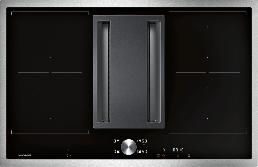 200 series Induction hob with integrated ventilation system 80 cm CV282110 CV282110-1