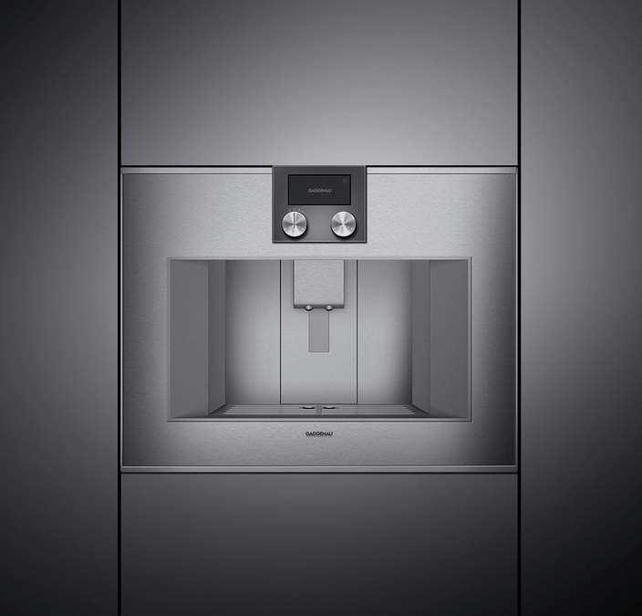 Serie 400 Einbau-Kaffeevollautomat 60 x 45 cm Edelstahl-hinterlegte Vollglastür CM450111 CM450111-3