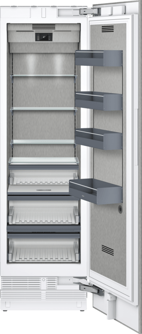 Serie 400 Vario Einbau-Kühlschrank mit Gefrierfach 212.5 x 60.3 cm Flachscharnier mit Softeinzug RC462304 RC462304-3