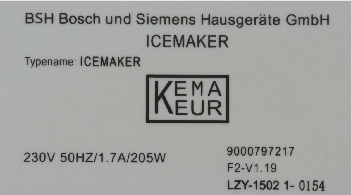 00748479 Ice maker GAGGENAU GB