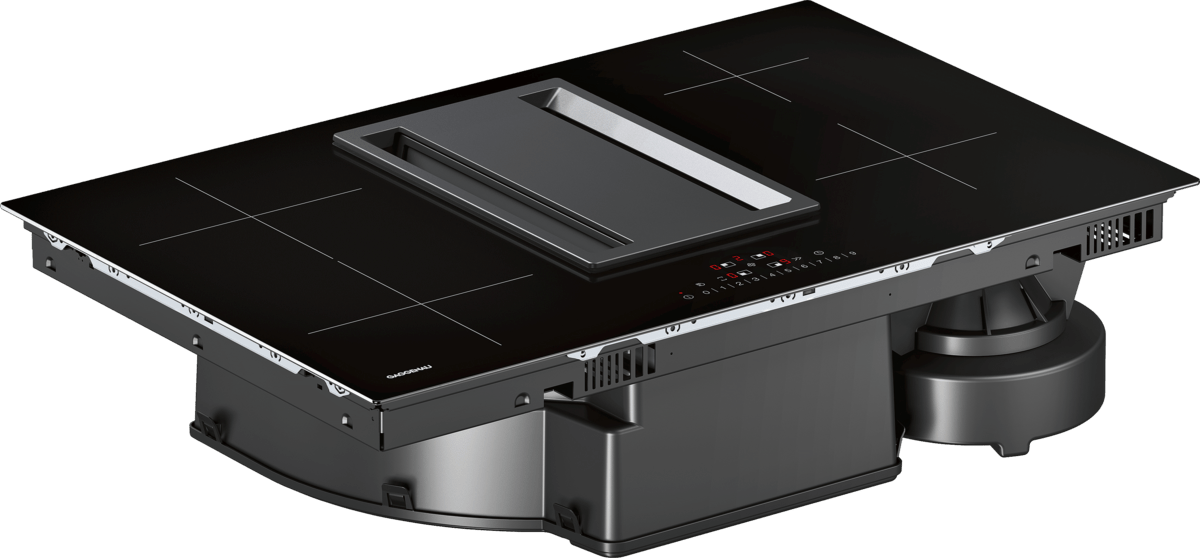 200 series Flex induction cooktop with integrated ventilation system 80 cm CV281100 CV281100-2