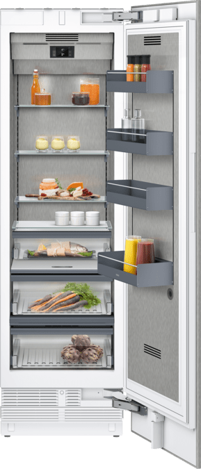 400 series Vario built-in fridge with freezer section 212.5 x 60.3 cm soft close flat hinge RC462304 RC462304-1