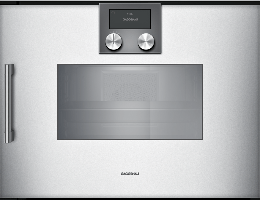 200 series Combi-steam oven 60 x 45 cm Door hinge: Right, Gaggenau Silver BSP250131 BSP250131-1