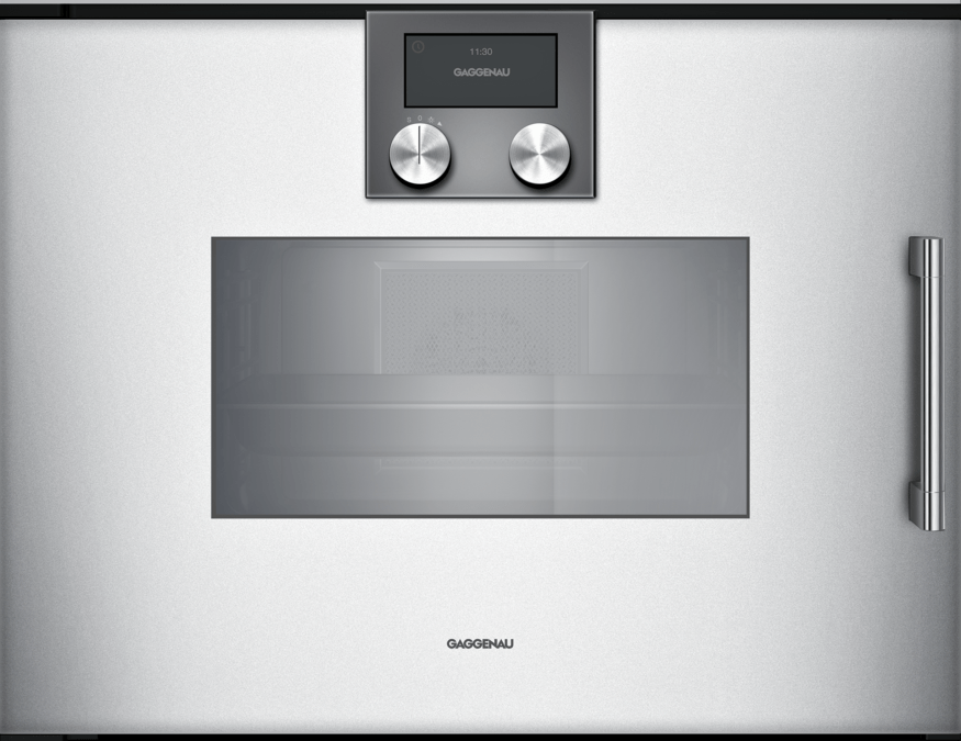 200 series Combi-steam oven 60 x 45 cm Door hinge: Left, Gaggenau Silver BSP261131 BSP261131-1