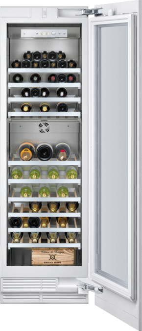 Vario wine climate cabinet 400 series fully integrated, with glass door Niche width 61 cm, Niche height 213.4 cm RW464261 RW464261-1