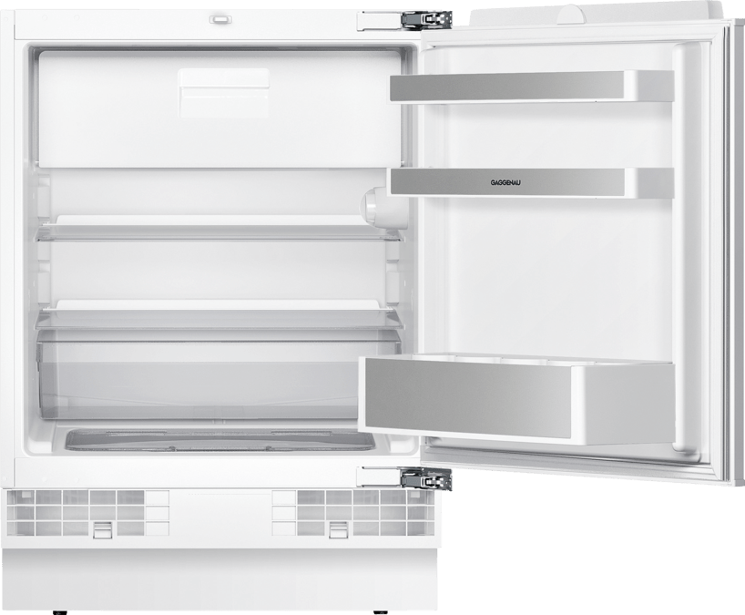 Serie 200 Unterbau-Kühlschrank mit Gefrierfach 82 x 60 cm Flachscharnier mit Softeinzug RT200202 RT200202-2