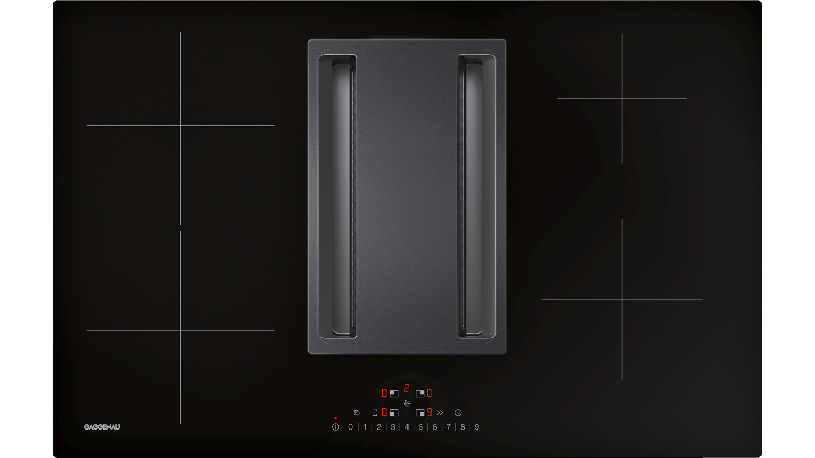 CV281100 Flex induction cooktop with integrated ventilation system