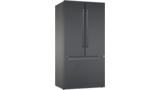 200 series French Door Bottom freezer, multi door 183 x 90.5 cm Black stainless steel RY295350 RY295350-2